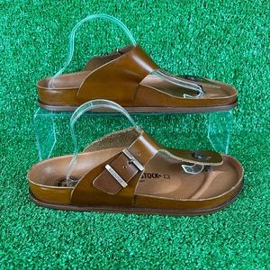 Birkenstock Edition Ramses Leather Premium Cognac Limited Edition Sandals Men 13